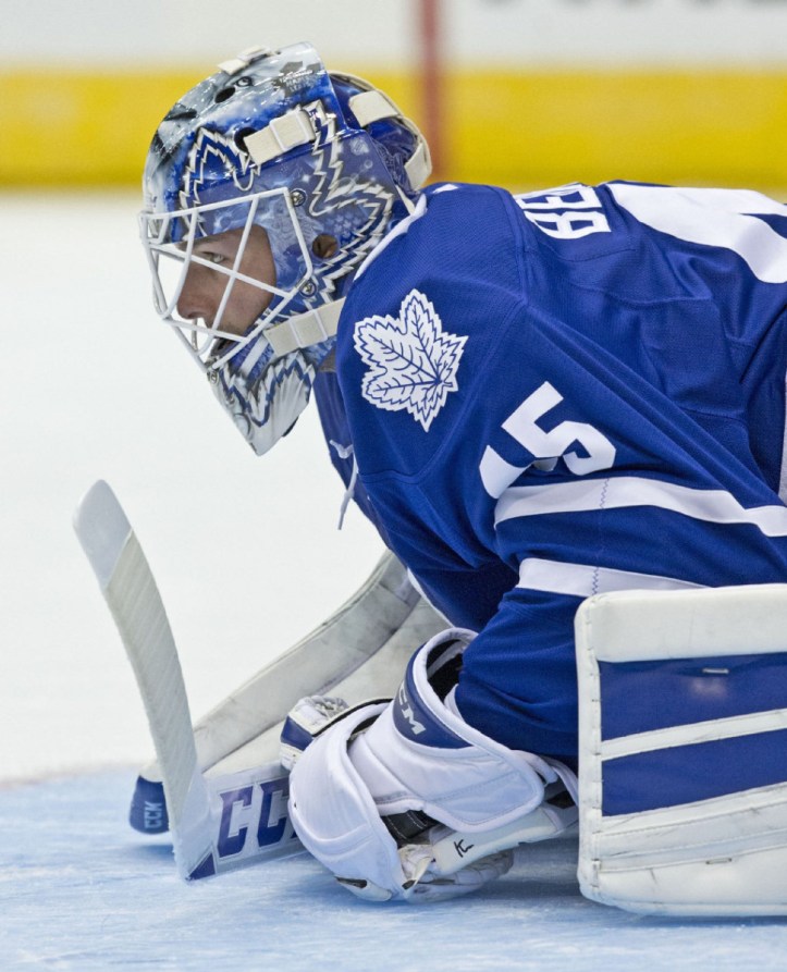Toronto Maple Leafs take on the Buffalo Sabres in pre-season action at the Air Canada Centre.