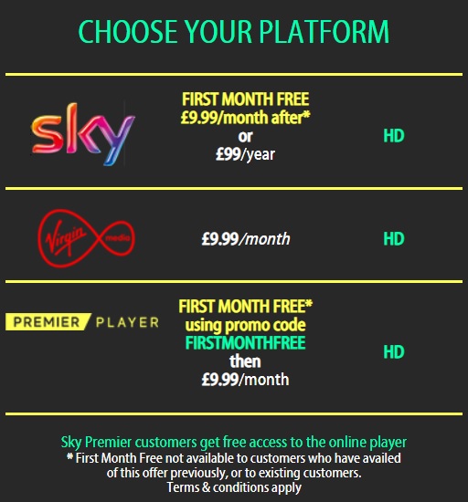 Prem Sports Choose Platform